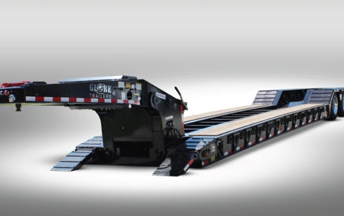 Extendables Globe lowboy trailer