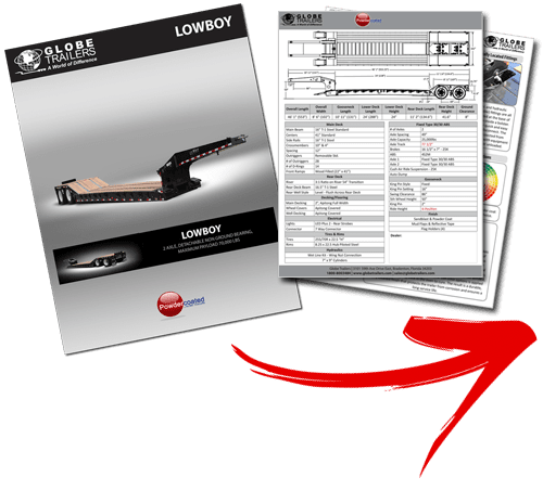 Lowboy Trailers, Heavy Haul Trailer, Gooseneck Trailer, Demolition Dump Trailer, Sliding Axle Trailer