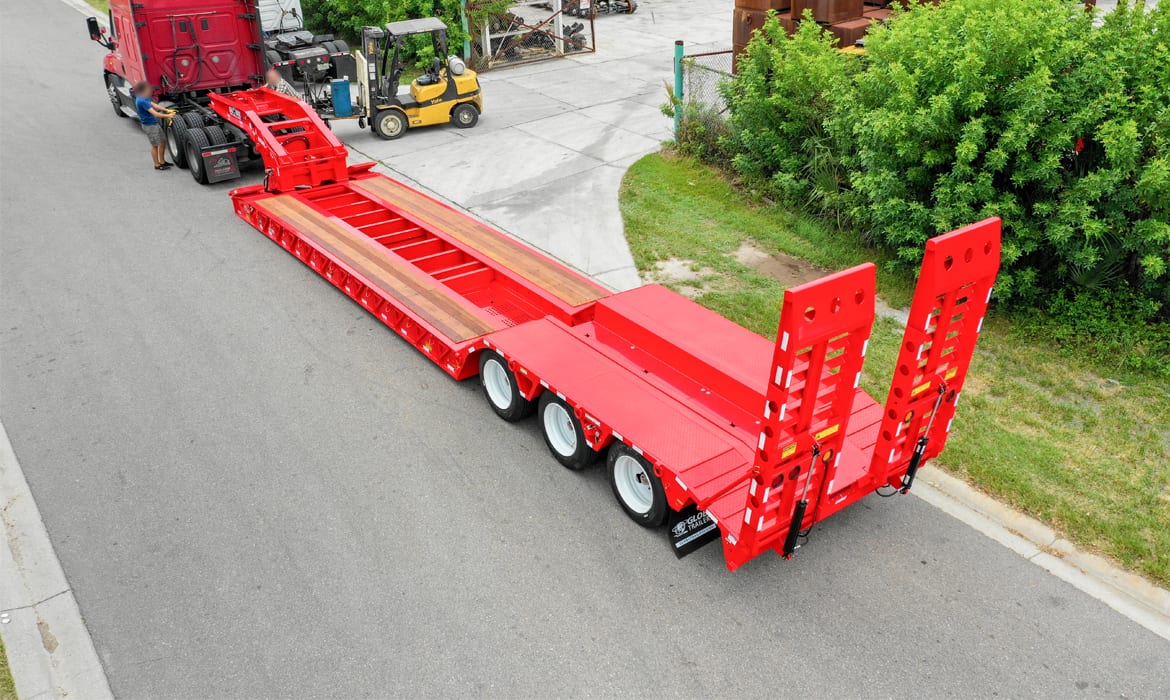 Lowboy Trailers by Globe Trailers