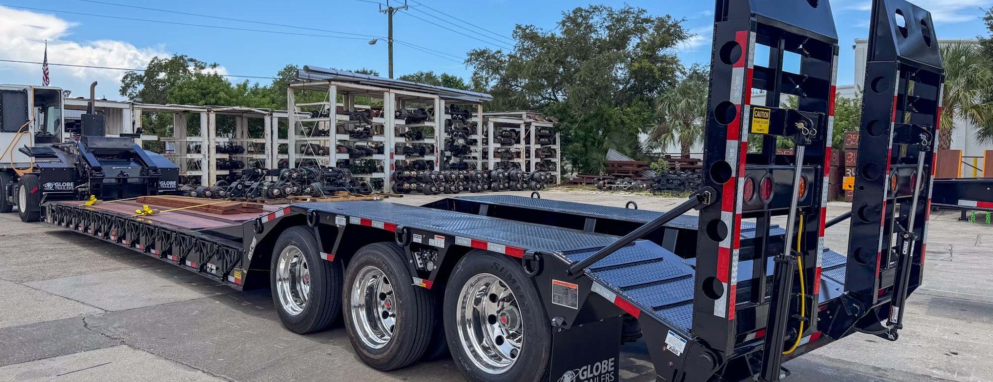 Globe 50 Ton Lowboy, drawing 1390571