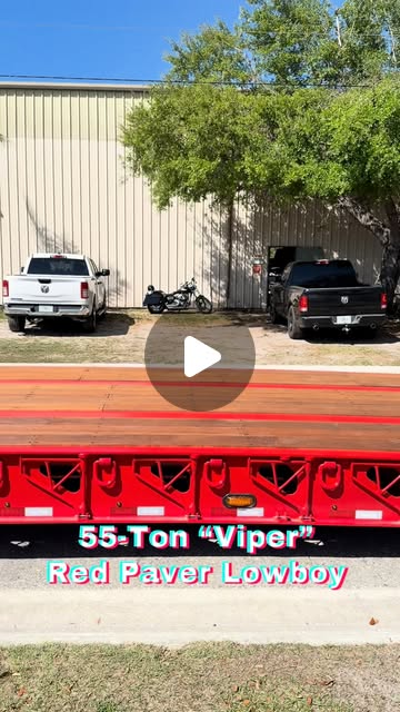 55-Ton Viper Red Paver Lowboy thumbnail